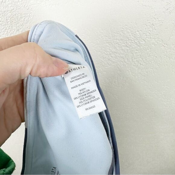 Athleta Two Toned Blue Soft Leggings Size Small - Picture 7 of 8